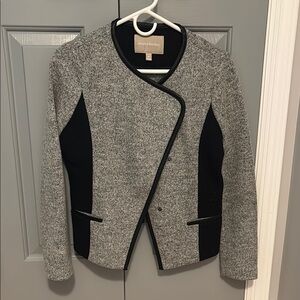 Banana Republic Gray and Black Women's Jacket